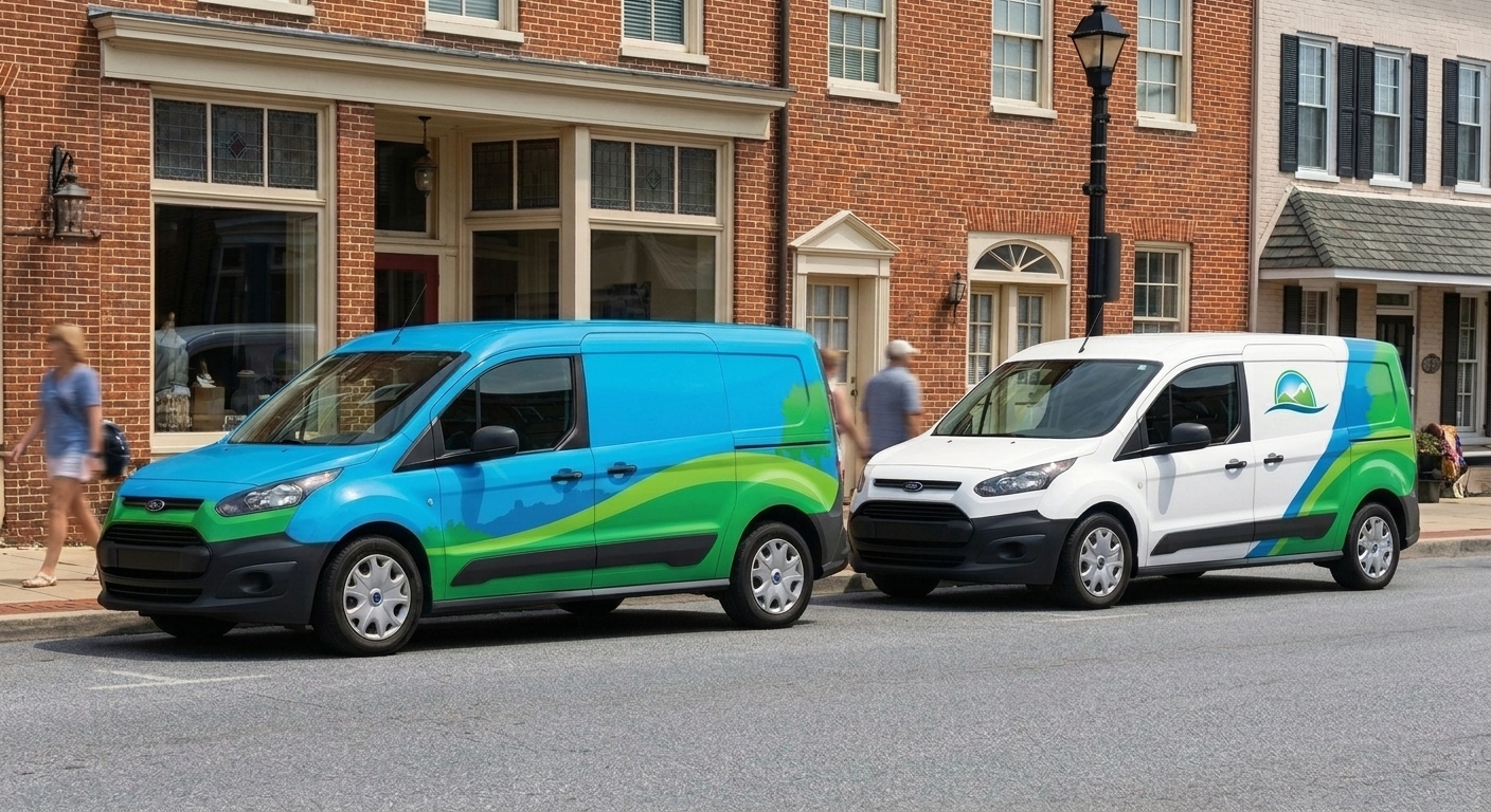 Vehicle wrap options for Elkton businesses: full vs partial coverage