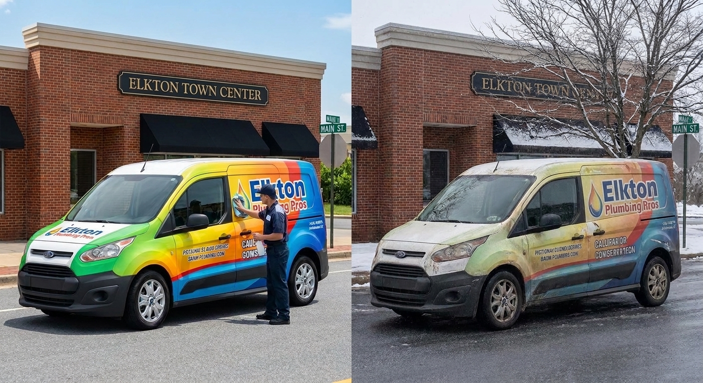 How Long Can You Expect a Commercial Vehicle Wrap in Elkton to Last?