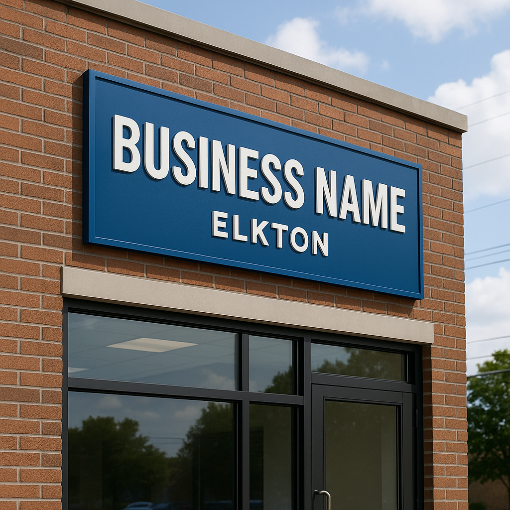 Use Business Signs to Build Trust with Elkton Customers