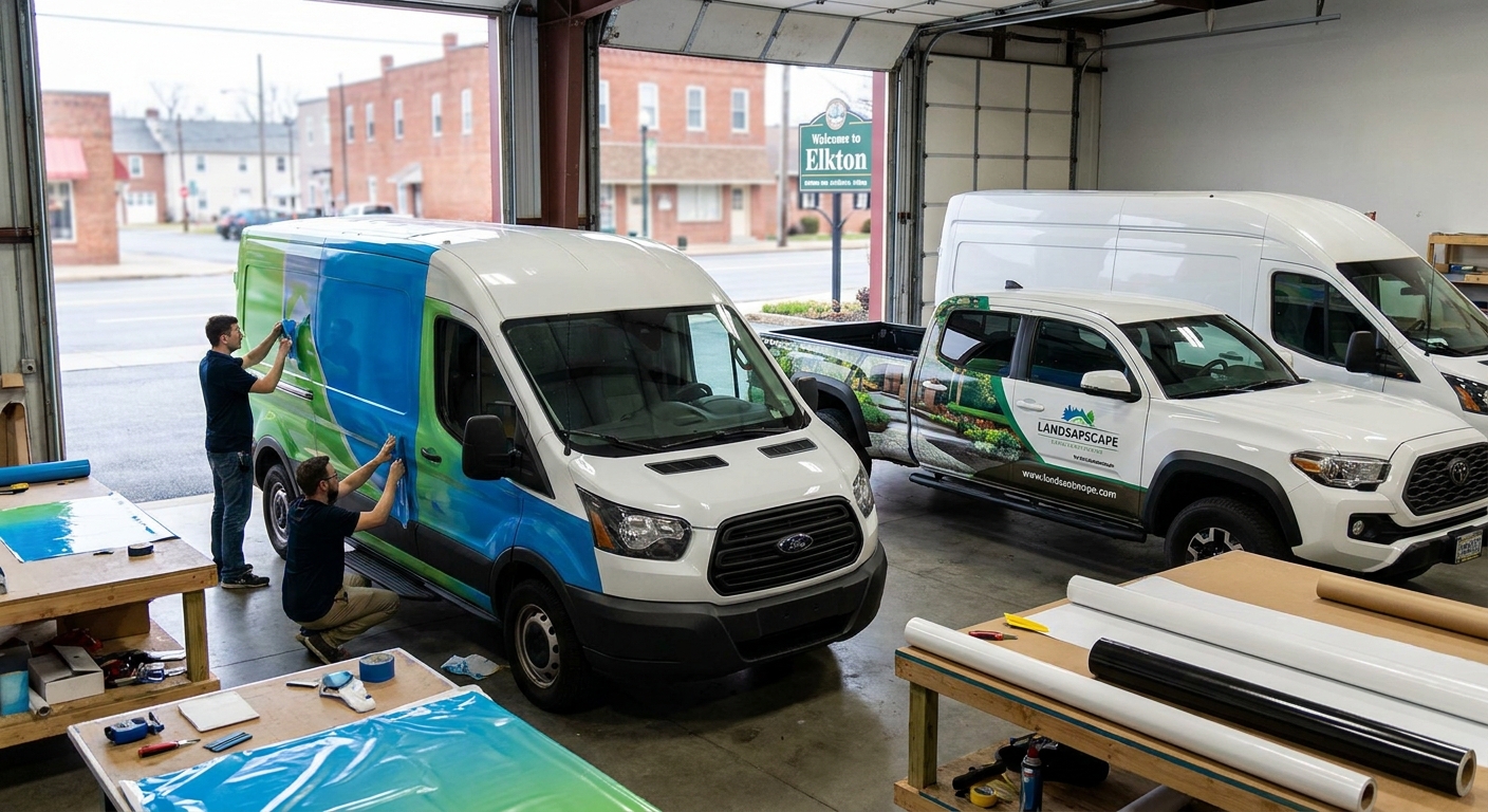 What to Know Before Wrapping Your Business Fleet in Elkton