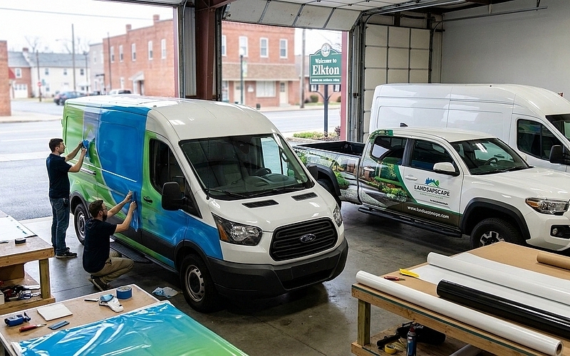 What to Know Before Wrapping Your Business Fleet in Elkton