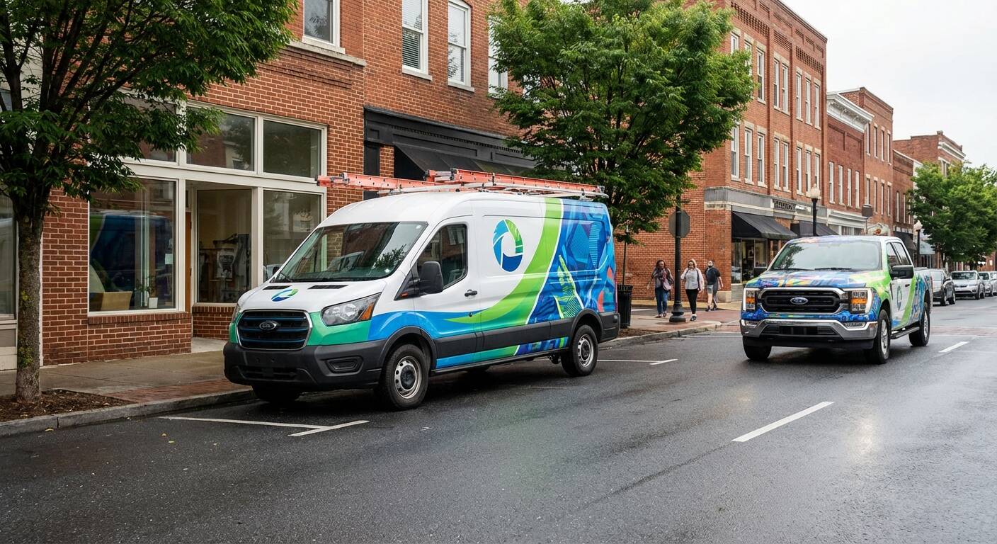 Fleet wraps in Harrisonburg generate better leads by increasing local brand visibility and trust.