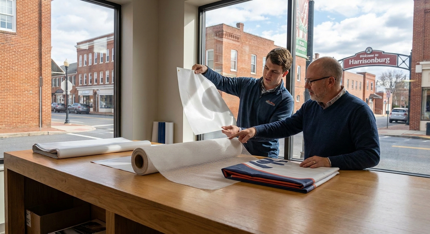 How to Choose the Right Banner Material for Harrisonburg Businesses
