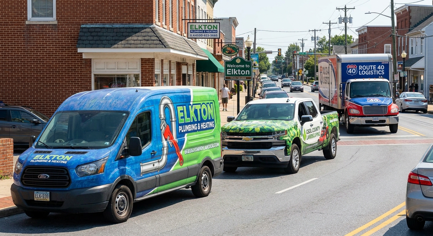 How Fleets Can Benefit from Commercial Vehicle Wraps in Elkton