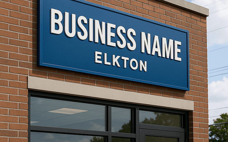 Use Business Signs to Build Trust with Elkton Customers