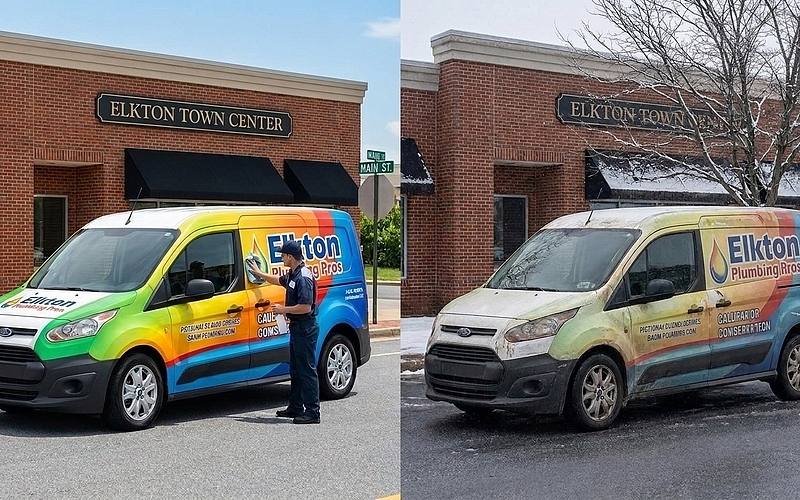 How Long Can You Expect a Commercial Vehicle Wrap in Elkton to Last?