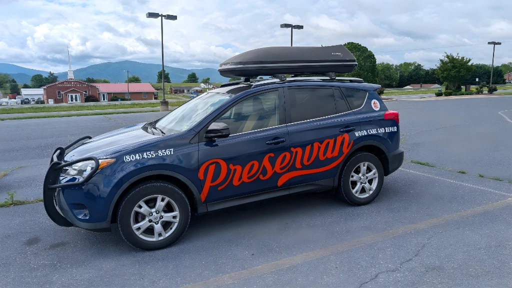 Fleet vehicle wrap increases business visibility and professionalism for older trucks
